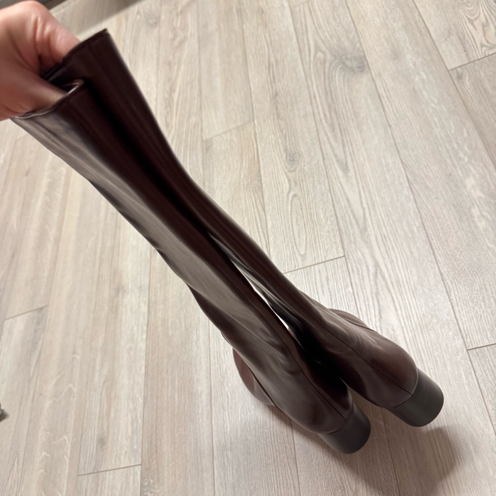 Loeffler randall brown tall boots size 7.5 - Picture 8 of 8